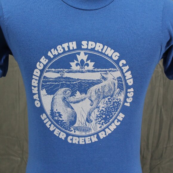 Vintage GRaphic T-shirt - Scouts Oakridge 148th Spring Camp - Men's Small - Picture 2 of 7